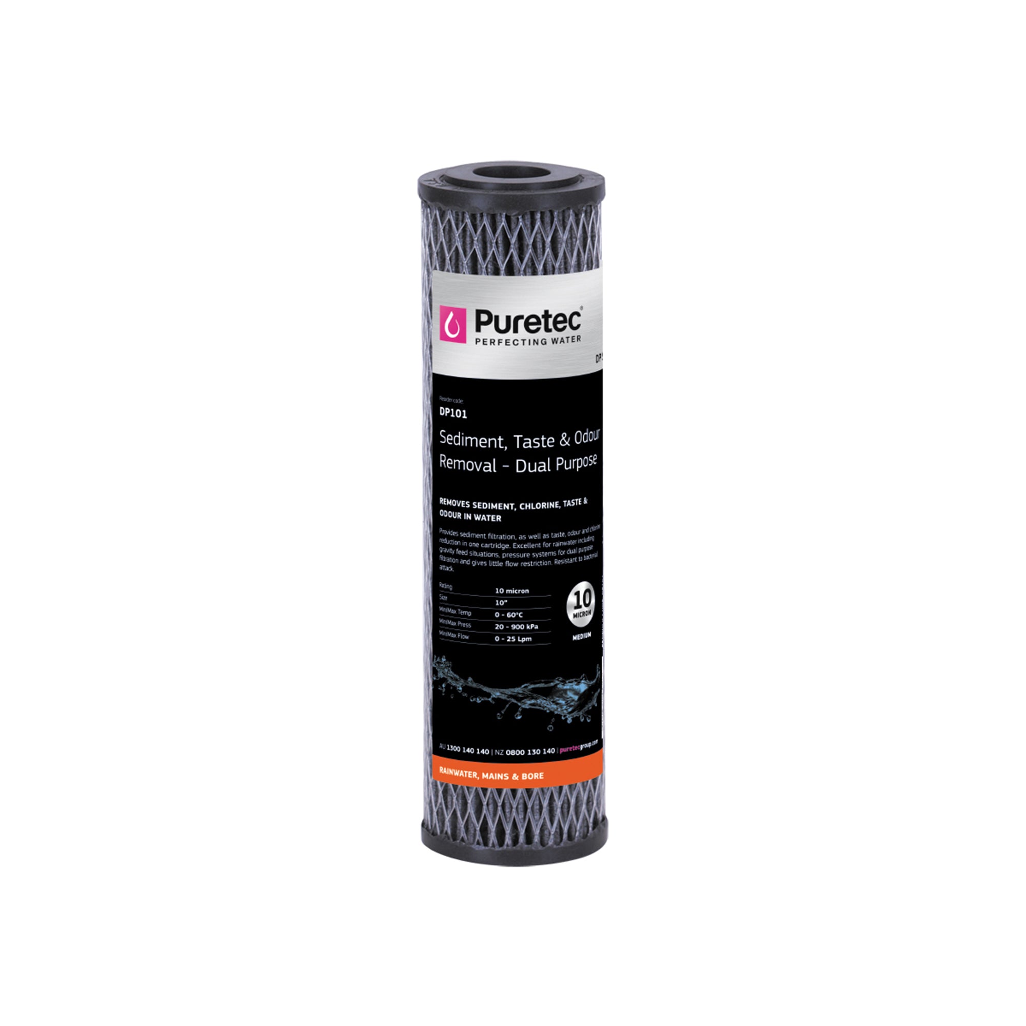 Puretec Dual Purpose Carbon Filter 10